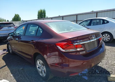 2014 Honda Civic Lx z USA, uszkodzony, nr VIN 19XFB2F56EE041721